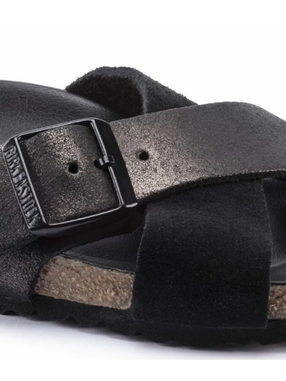 Birkenstock Siena Black Mixed Leather Sandals size EU 38 - Picture 3 of 11